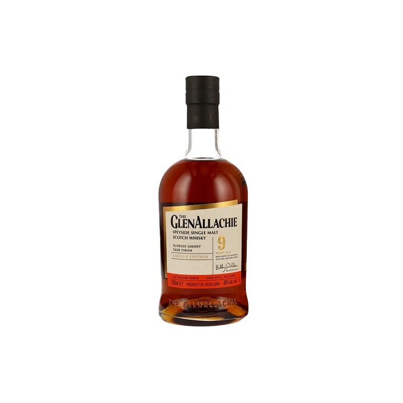 Scotch Whisky GlenAllachie 9 ans Oloroso Sherry Finish Single Malt