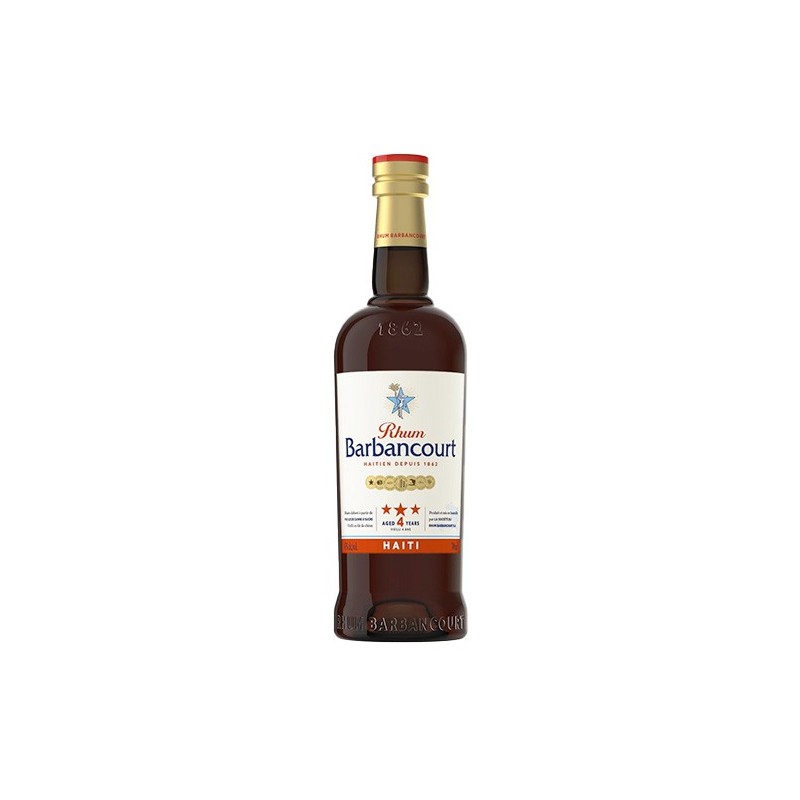 Rhum Vieux, Barbancourt, Trois étoiles, 4 ans