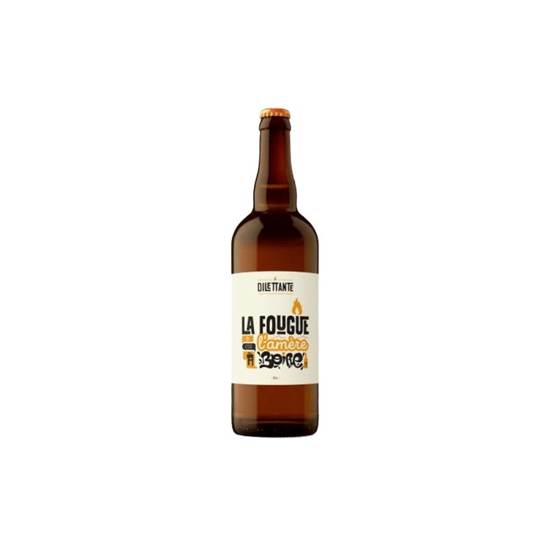 Bière IPA, Brasserie La Dilettante, La Fougue, 75 cl